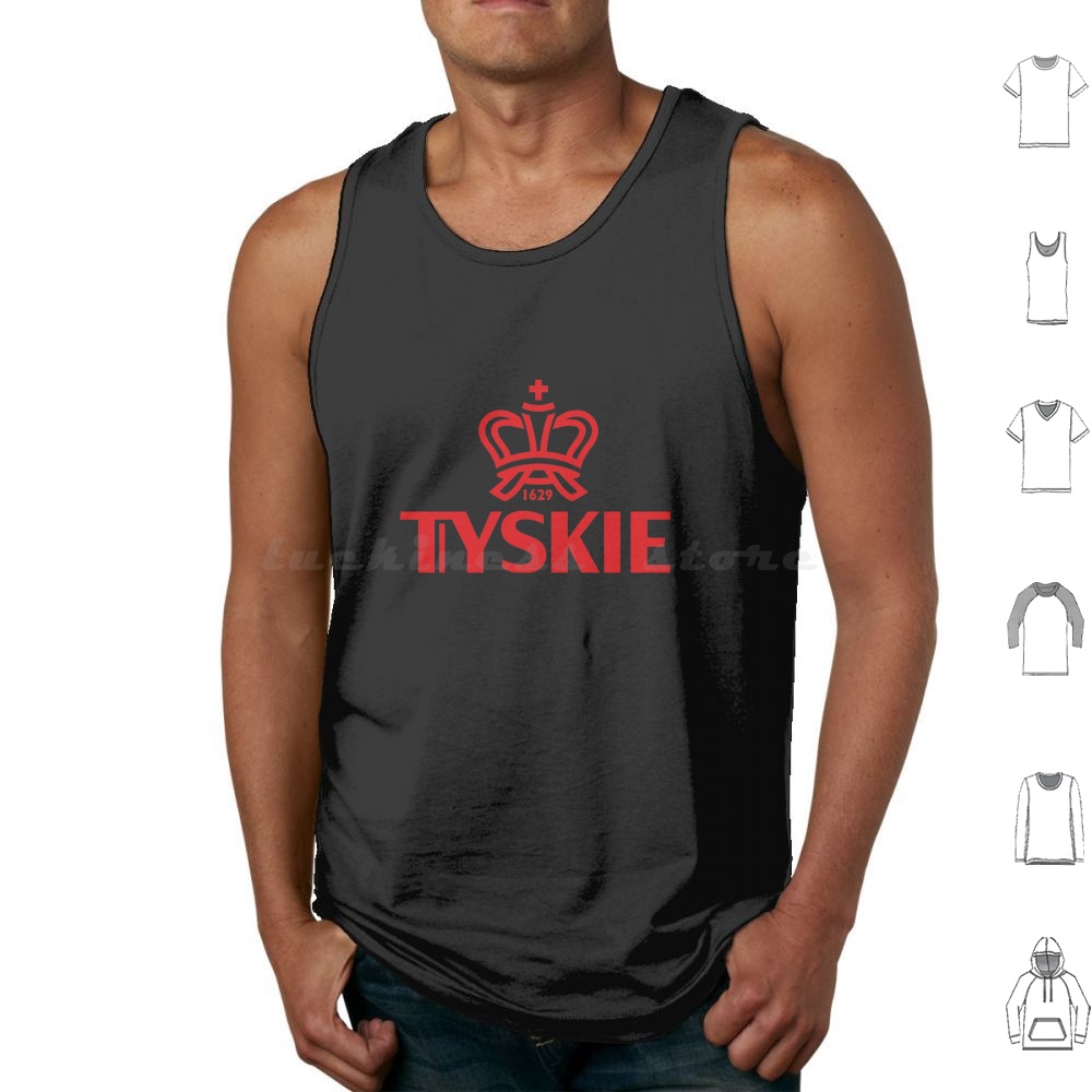 เสื้อกล้าม Tyskie พิมพ์ลาย ผ้า - Wine Beer Rum บทวิจารณ์และราคา