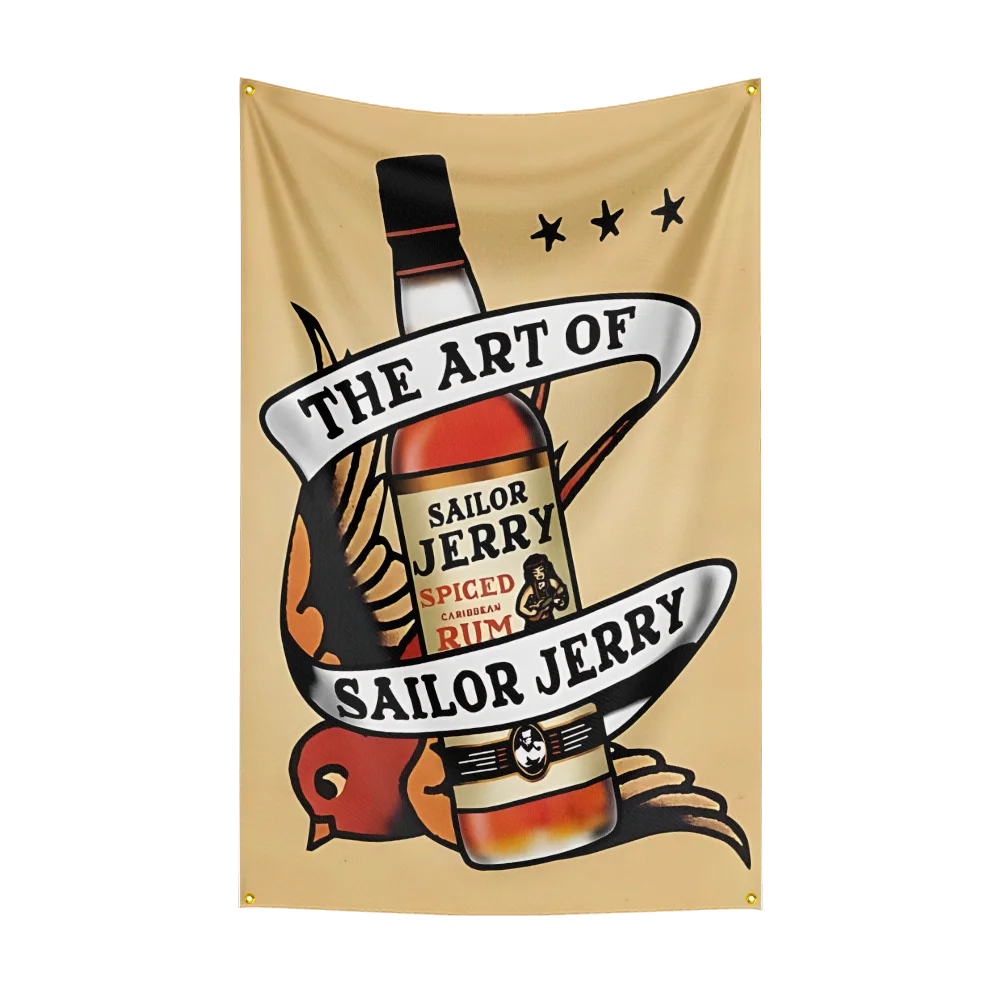 ธงโพลีเอสเตอร์พิมพ์ลายรัมเซเลอ - Wine Beer Rum บทวิจารณ์และราคา