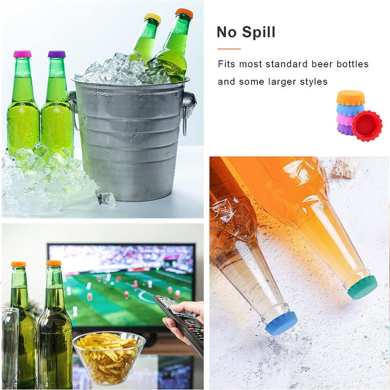 ฝาปิดขวดซิลิโคนแบบใหม่ 18 ชิ้น - Beer Wine Reus บทวิจารณ์และราคา