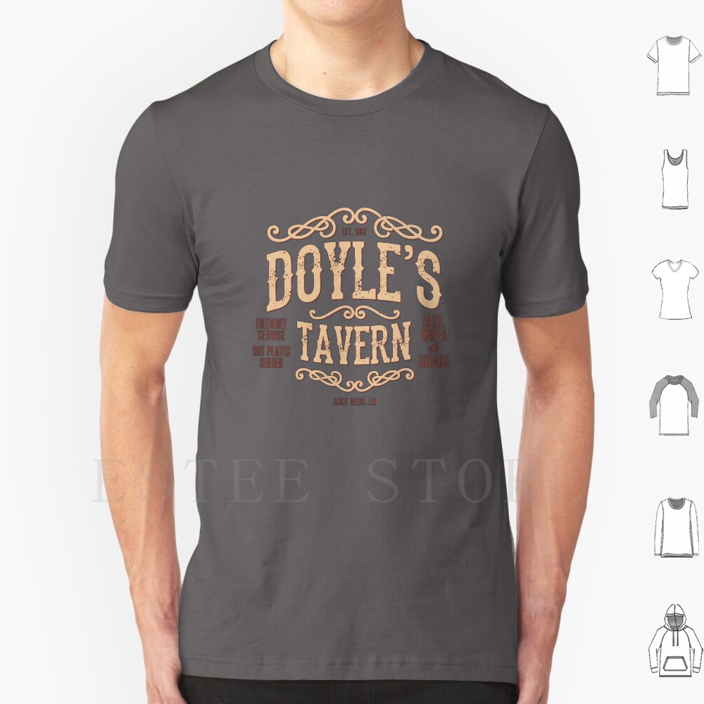 Doyle's Tavern T เสื้อพิมพ์ผ้า - Wine Beer Pub บทวิจารณ์และราคา