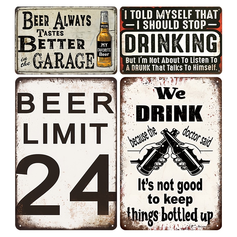 ป้ายโลหะวินเทจลายเบียร์และไวน์ - Wine Beer Pub บทวิจารณ์และราคา